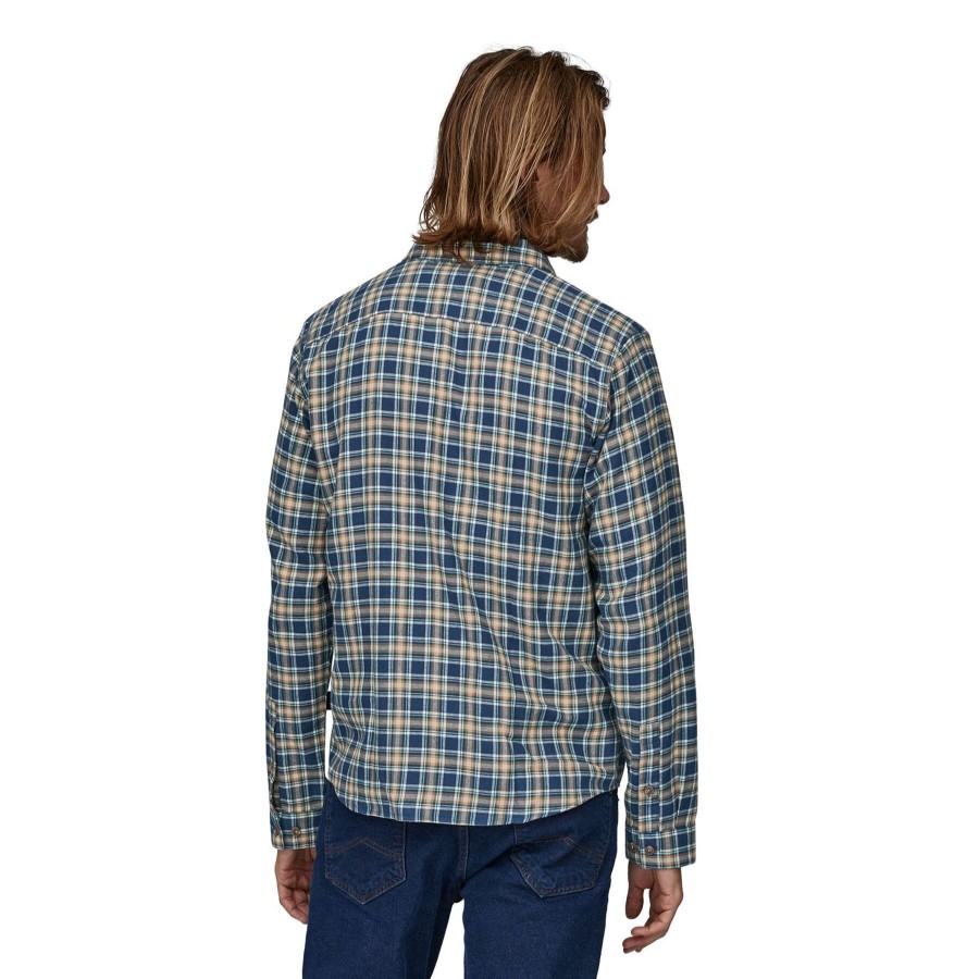 Miehet Patagonia Retkeily & Ulkoilu | Miesten L/S Cotton In Conversion Lw Fjord Flannel Shirt - 100% Cotton In Conversion