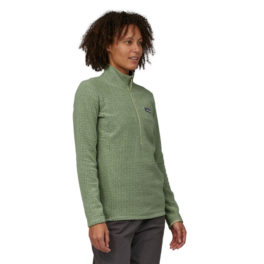 Naiset Patagonia Patagonian Naisten Uutuudet | Naisten R1® Air Zip-Neck Fleece - Kierratettya Polyesteria