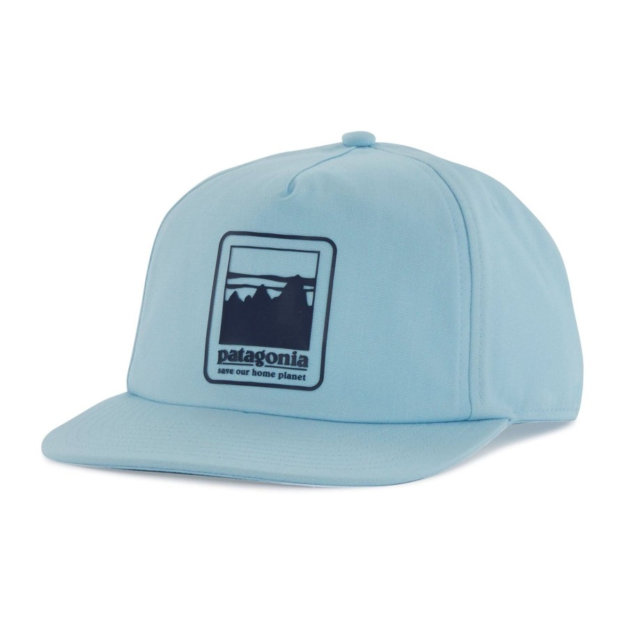 Naiset Patagonia Lippikset Ja Hatut | Alpine Icon Funfarer Cap - Luomupuuvillaa Fin Blue