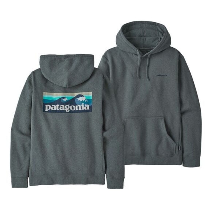 Miehet Patagonia Miesten Uutuudet | Boardshort Logo Uprisal Hoody - Kierratetty Polyesteri & Kierratetty Puuvilla