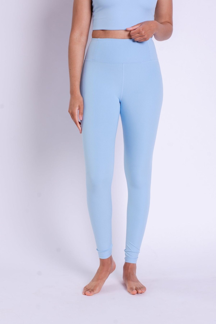 Naiset Girlfriend Collective Jooga | Rib High-Rise Leggingsit - Valmistettu Kierratetyista Pulloista