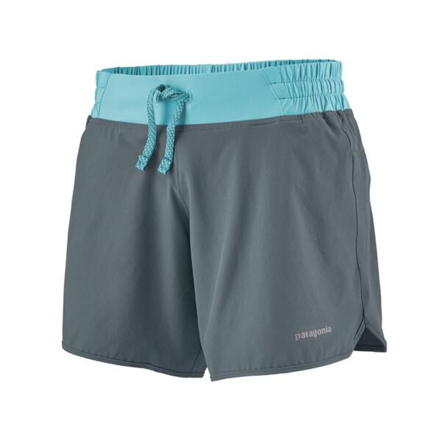 Naiset Patagonia Juoksu | Naisten Nine Trails Urheilushortsit 6" - Kierratetysta Polyesterista Plume Grey