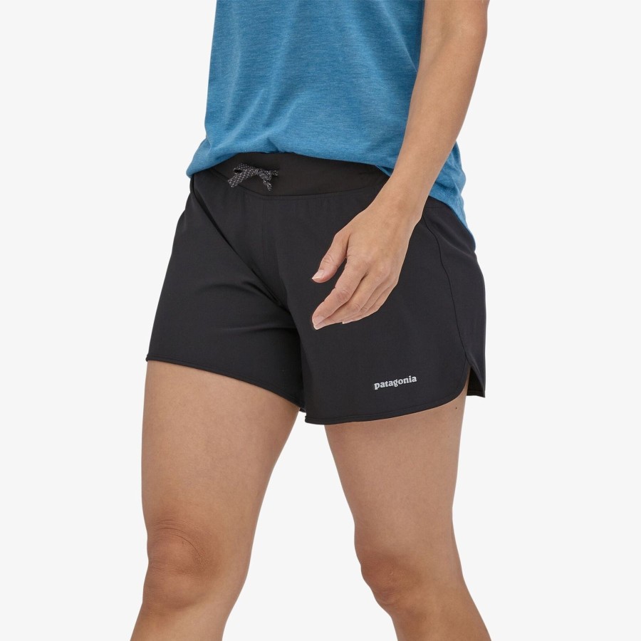 Naiset Patagonia Juoksu | Naisten Nine Trails Urheilushortsit 6" - Kierratetysta Polyesterista Plume Grey