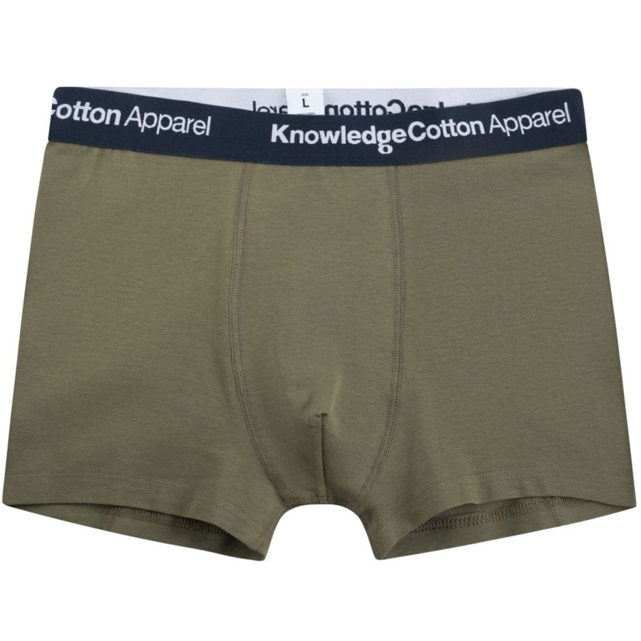 Miehet KnowledgeCotton Apparel Men'S Underwear | Miesten Boxerit 3-Pack - Luomupuuvilla