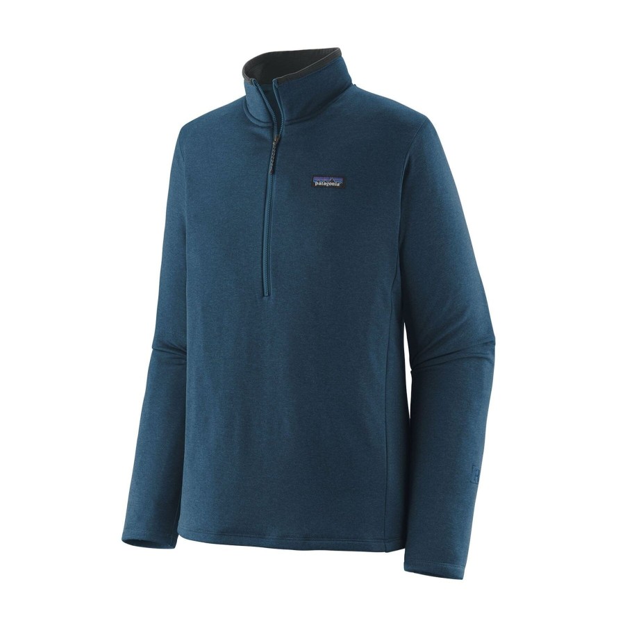 Miehet Patagonia Miesten Patagonian Uutuudet | Miesten R1 Daily Zip Neck -Fleecepaita - Kierratetty Polyesteri