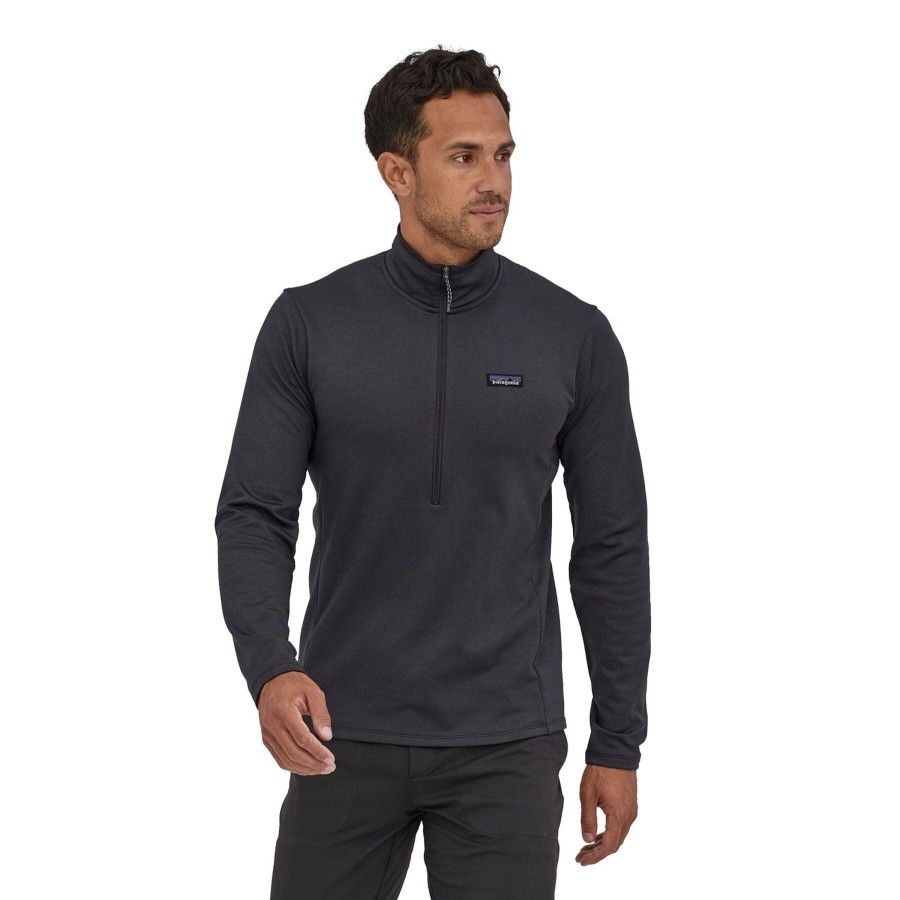 Miehet Patagonia Miesten Patagonian Uutuudet | Miesten R1 Daily Zip Neck -Fleecepaita - Kierratetty Polyesteri