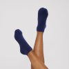 Naiset Organic Basics Basics | Naisten Organic Cotton Ankle Socks 2-Pack Nilkkasukat Luomupuuvillasta Cobalt