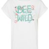 Naiset People Tree T-Paidat | Bee Wild Print T-Paita - 100% Luomupuuvillaa