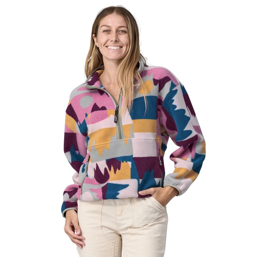 Naiset Patagonia Fleece-Paidat | Naisten Synch Marsupial Fleecepaita - 100% Kierratettya Polyesteria