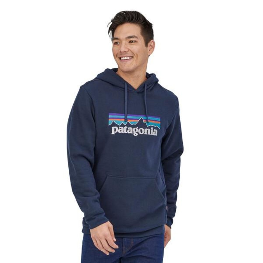 Miehet Patagonia Patagonian Miesten Vaatteet | Unisex-Huppari - P-6 Logo Uprisal Hoody - Kierratetyista Materiaaleista