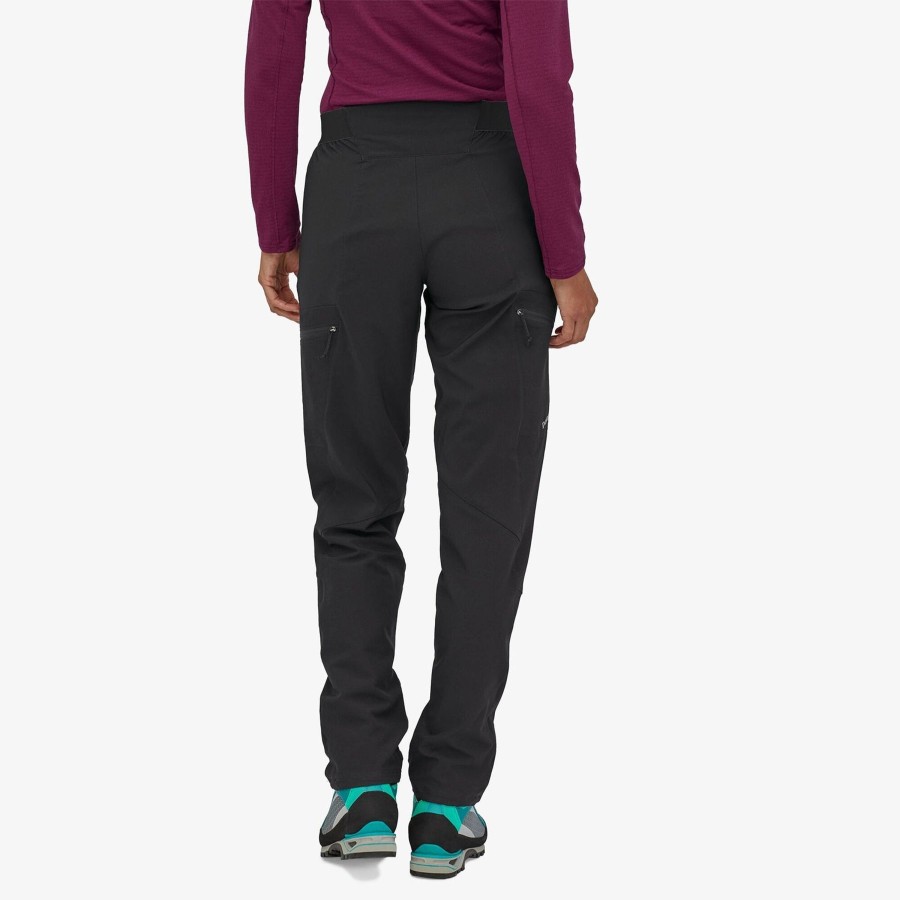 Naiset Patagonia Ulkoiluhousut | Naisten Simul Alpine Pants Softshell-Housut Ulkoiluun Black