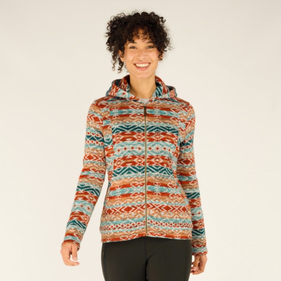 Naiset Sherpa Fleece-Paidat | Naisten Bhutan Full-Zip Fleecehuppari - Kierratettya Polyesteria