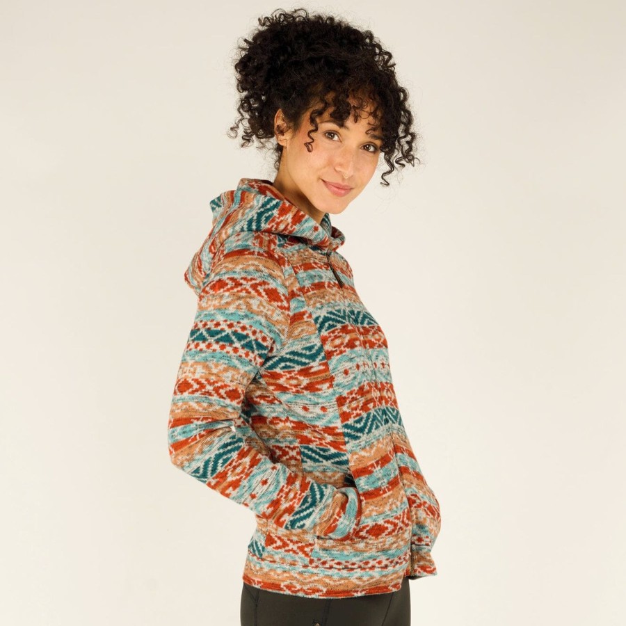 Naiset Sherpa Fleece-Paidat | Naisten Bhutan Full-Zip Fleecehuppari - Kierratettya Polyesteria