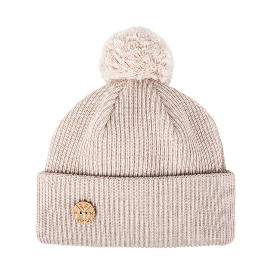 Miehet VAI-KØ Vastuulliset Merinovillavaatteet | Timberjack Pom Beanie - 100% Luomumerinovillaa