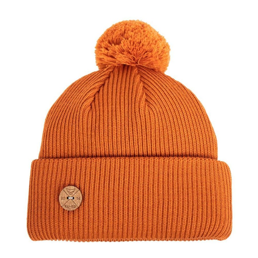 Miehet VAI-KØ Vastuulliset Merinovillavaatteet | Timberjack Pom Beanie - 100% Luomumerinovillaa