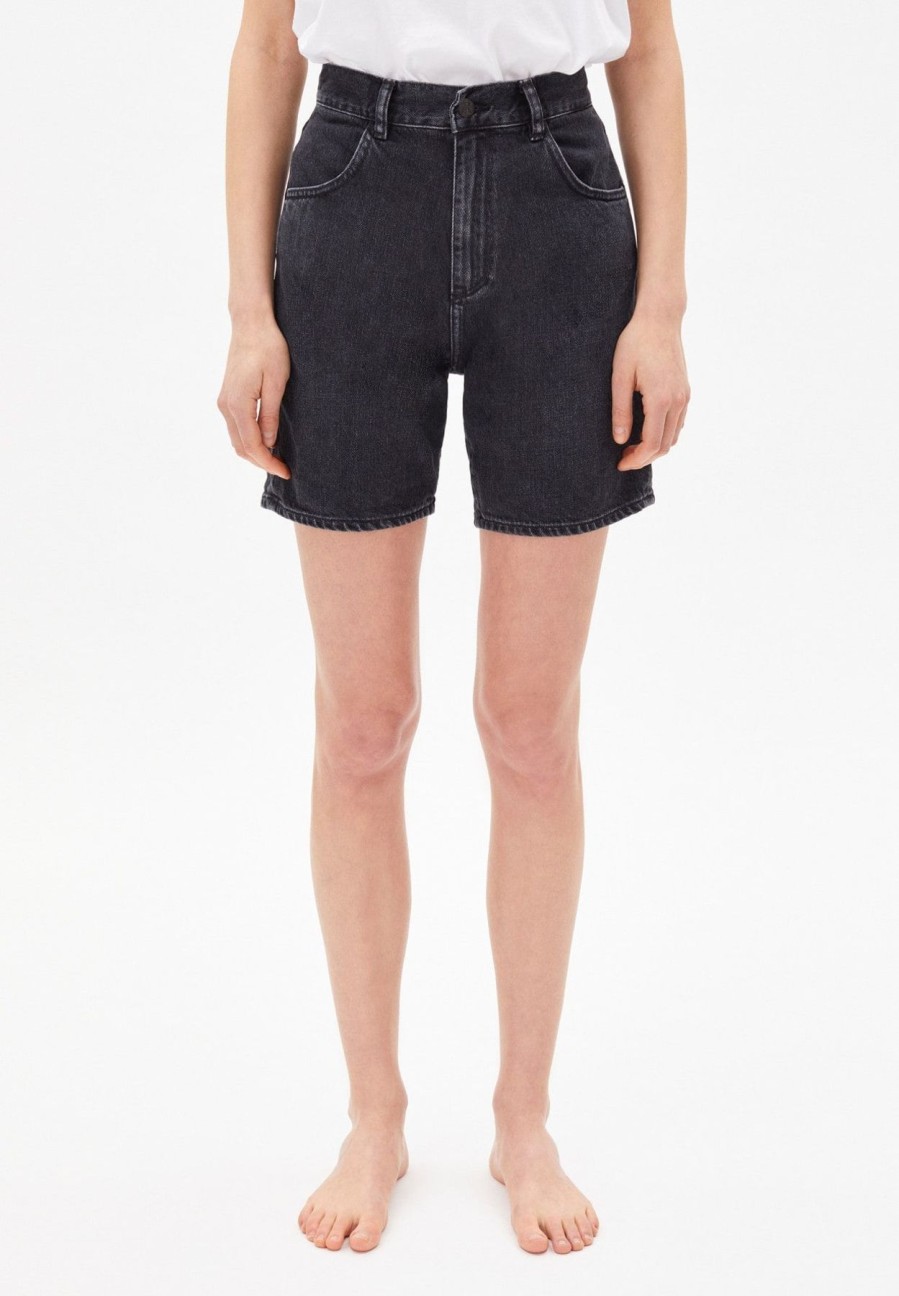 Naiset Armedangels Kaupunkivaatteet | Naisten Freymaa Denim Shortsit - 100% Luomupuuvillaa