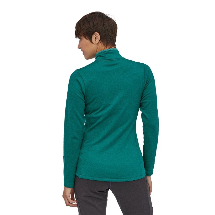 Naiset Patagonia Patagonian Naisten Uutuudet | Naisten R1 Daily Zip Neck - Kierratetty Polyesteri