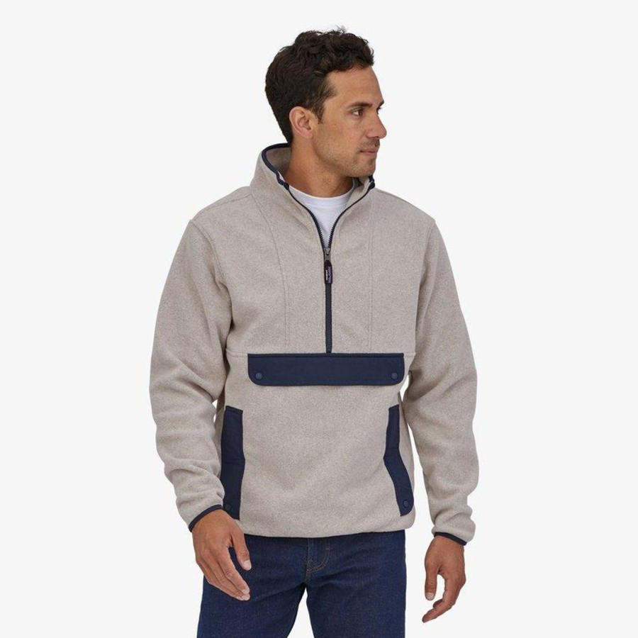 Miehet Patagonia Patagonian Miesten Vaatteet | Miesten Synchilla® Fleece Anorakki - 100% Kierratettya Polyesteria