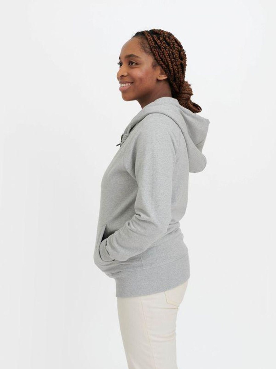 Miehet Pure Waste Hupparit | Unisex Zip Hoodie Raglan - Vetoketjullinen Huppari 100% Kierratetyista Materiaaleista