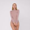 Naiset Organic Basics Pitkahihaiset T-Paidat | Naisten Tencel Lite Turtleneck Paita Dusty Rose