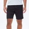 Miehet Tentree Shortsit | Miesten Twill Latitude Shortsit - Luomupuuvillaa Meteorite Black